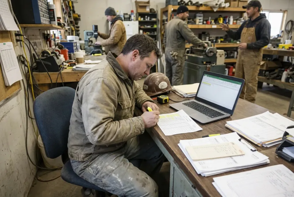 How to See Your Labor Cost by Job When You Only Have a Small Crew.